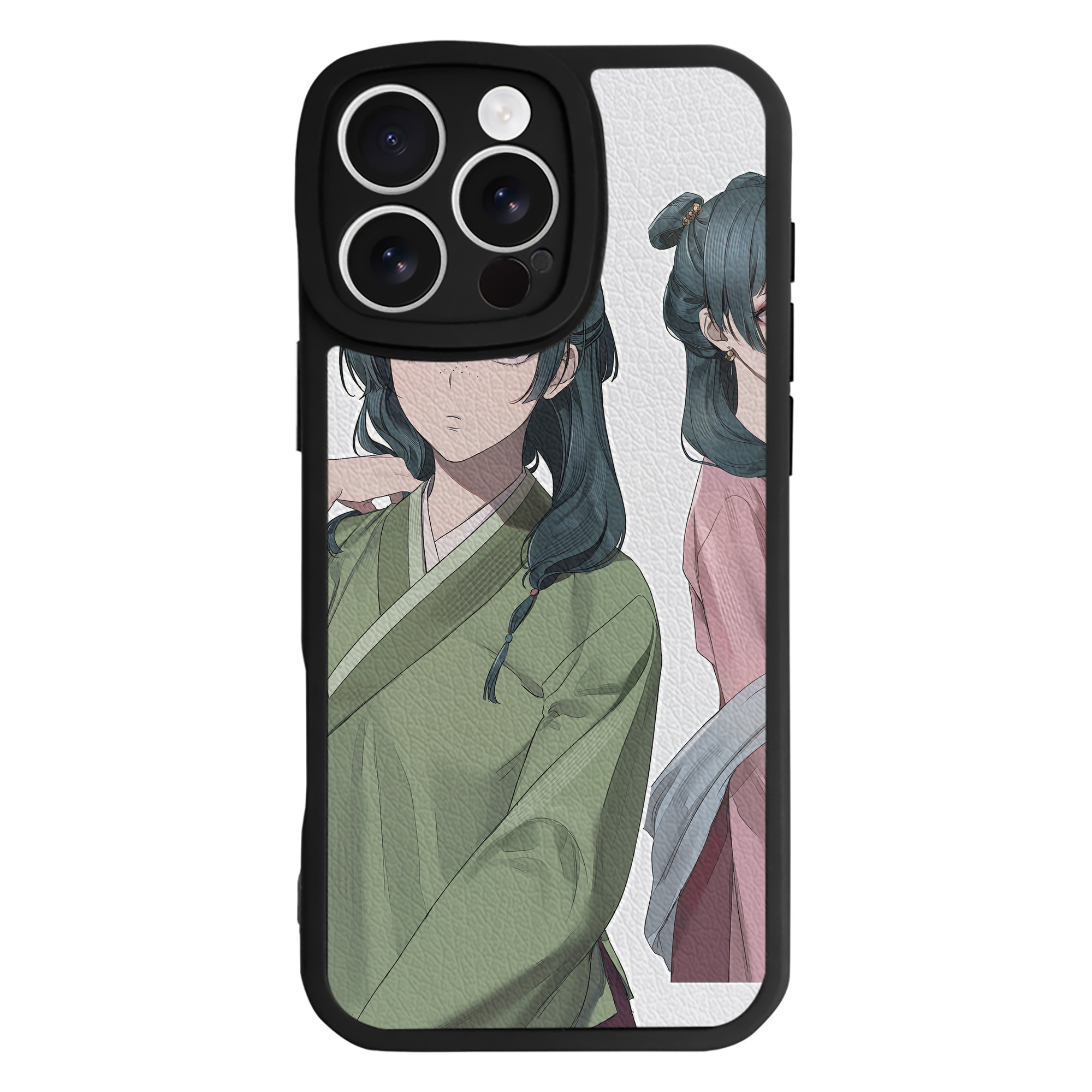 （画像用） 薬屋のひとりごと The Apothecary Diaries 【iPhone 16シリーズ対応】シリコンスマホケース（レザー調） 材質：シリコン